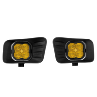 Diode Dynamics SS3 Ram Horizontal LED Fog Light Kit Sport - Yellow SAE Fog