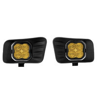 Diode Dynamics SS3 Ram Horizontal LED Fog Light Kit Pro - Yellow SAE Fog