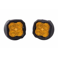 Diode Dynamics SS3 LED Pod Max Type GM Kit - Yellow SAE Fog