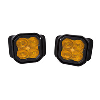 Diode Dynamics SS3 LED Pod Max Type F2 Kit - Yellow SAE Fog