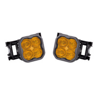 Diode Dynamics SS3 LED Pod Max Type X Kit - Yellow SAE Fog