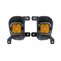 Diode Dynamics SS3 Ram Vertical LED Fog Light Kit Max - Yellow SAE Fog