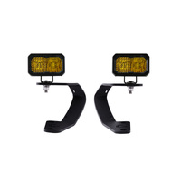 Diode Dynamics 10-21 Toyota 4Runner Stage Series 2in LED Ditch Light Kit - Yellow Pro Combo