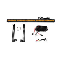 Diode Dynamics 14-19 Toyota 4Runner SS30 (Single) Stealth Lightbar Kit - Amber Driving