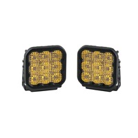 Diode Dynamics SS5 LED Pod Pro - Yellow Flood (Pair)