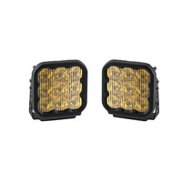 Diode Dynamics SS5 LED Pod Sport - Yellow Driving (Pair)