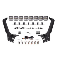 Diode Dynamics Jeep JL SS5 Sport CrossLink Windshield - White Combo Lightbar Kit