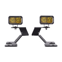 Diode Dynamics 2021 Ford Bronco Stage Series 2in LED Ditch Light Kit - Sport Yellow Pro Combo