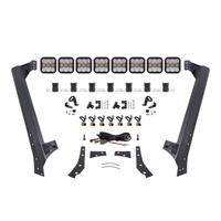 Diode Dynamics Jeep JK SS5 Sport CrossLink Windshield - White Combo Lightbar Kit