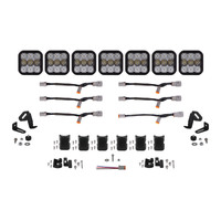 Diode Dynamics SS5 Pro Universal CrossLink 7-Pod Lightbar - White Combo