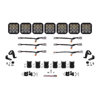 Diode Dynamics SS5 Pro Universal CrossLink 7-Pod Lightbar - White Driving