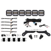 Diode Dynamics 17-20 Ford Raptor SS5 Grille CrossLink Lightbar Kit - Pro White Combo