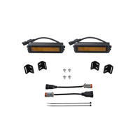 Diode Dynamics 2022 Toyota Tundra SS6 LED Fog Light Kit - Amber Wide