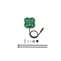 Diode Dynamics Stage Series Single Color LED Rock Light - Green M8 (one)