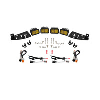 Diode Dynamics SSC2 LED Fog Pocket Kit for 2019-Present Ram - Yellow Sport