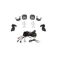 Diode Dynamics 20-Present Polaris RZR A-Pillar LED Pod Kit SS3 Sport - White Combo