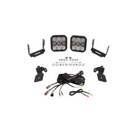 Diode Dynamics 20-Present Polaris RZR A-Pillar LED Pod Kit SS5 Sport - White Combo