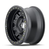 Dirty Life 9302 Roadkill Race 17x9/6x135 BP/-14mm Offset/87mm Hub Matte Black Wheel - Beadlock