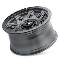 Dirty Life 9305 Theory 20x9/6x135 BP/0mm Offset/87.1mm Hub Matte Gunmetal Wheel - Beadlock