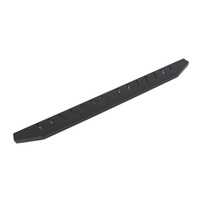 Deezee Universal Chevrolet/GMC/Dodge/Ford Full Size Running Board ExtCab Section Louvered Black