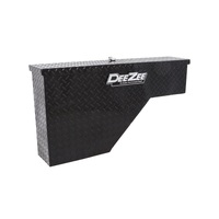 Deezee Universal Tool Box - Specialty Wheel Well Black BT (Passenger Side)