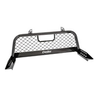 Deezee 99-16 Ford SuperDuty Cargo Management Cab Rack - Black Mesh