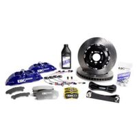 EBC Racing 12-19 BMW 3-Series (F30/F31/F34) Blue Apollo-4 Calipers 330mm Rotors Front Big Brake Kit