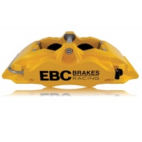 EBC Racing 05-11 Ford Focus ST (Mk2) Front Left Apollo-4 Yellow Caliper