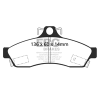 EBC 92-96 Chevrolet Caprice 4.3 Police Greenstuff Rear Brake Pads