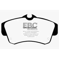 EBC 00-11 Chrysler PT Cruiser 2.4 Greenstuff Front Brake Pads