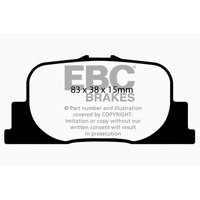 EBC 00-01 Lexus ES300 3.0 Greenstuff Rear Brake Pads