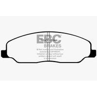 EBC 05-10 Ford Mustang 4.0 Greenstuff Front Brake Pads