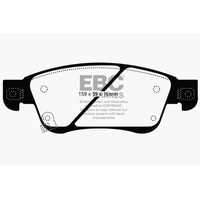 EBC 11-13 Infiniti G25 2.5 Greenstuff Front Brake Pads