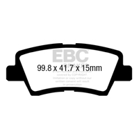 EBC 12+ Hyundai Azera 3.3 Greenstuff Rear Brake Pads