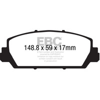 EBC 12+ Acura RDX 3.5 Greenstuff Front Brake Pads