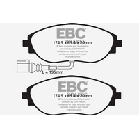 EBC 12+ Volkswagen CC 3.6 Greenstuff Front Brake Pads