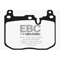 EBC 14+ BMW 228 Coupe 2.0 Turbo Brembo calipers Greenstuff Front Brake Pads