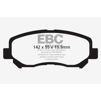 EBC 12+ Mazda CX-5 2 Greenstuff Front Brake Pads