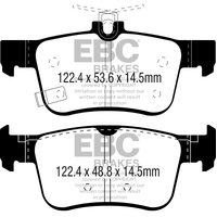 EBC 2016+ Honda Civic Coupe 1.5L Turbo Greenstuff Rear Brake Pads