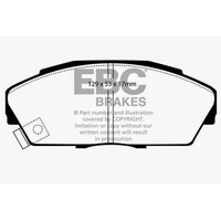 EBC 92-94 Acura Integra 1.7 Vtec Greenstuff Front Brake Pads