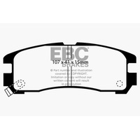 EBC 95-99 Chrysler Sebring Coupe 2.0 Greenstuff Rear Brake Pads