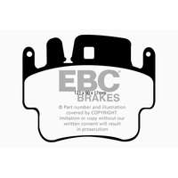 EBC 98-05 Porsche 911 996 3.4 Carrera 2 (Iron Rotor) Redstuff Frt Brake Pad (Check EBC Fit Guide)