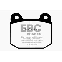 EBC 99-03 Mitsubishi Lancer Evolution 2.0 Turbo Redstuff Rear Brake Pads