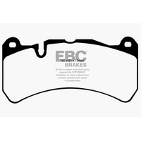 EBC 06-08 Ferrari 599 6.0 Redstuff Front Brake Pads