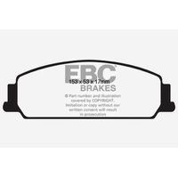 EBC 08-10 Pontiac G8 3.6 Redstuff Front Brake Pads