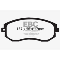 EBC 12+ Scion FR-S 2 Redstuff Front Brake Pads