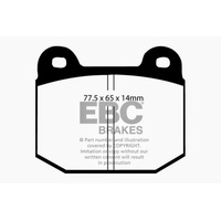 EBC 08+ Lotus 2-Eleven 1.8 Supercharged Redstuff Front Brake Pads