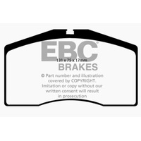 EBC 93-95 Porsche 911 (964) 3.6 Turbo Redstuff Front Brake Pads