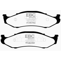 EBC 97-99 Jeep Cherokee 2.5 82mm High Rotors Yellowstuff Front Brake Pads