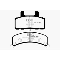 EBC 97-99 Cadillac Deville 4.6 (Rear Drums) Yellowstuff Front Brake Pads